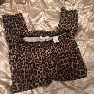Michael Kors leopard print pants